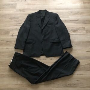 Classic Black Pinstripe Women’s Suit